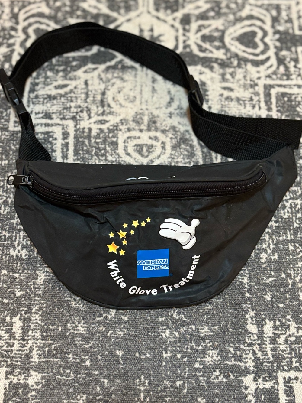 Y2K Disney “White Glove Treatment” Fanny pack/ shoulder bag AMEX collaboration